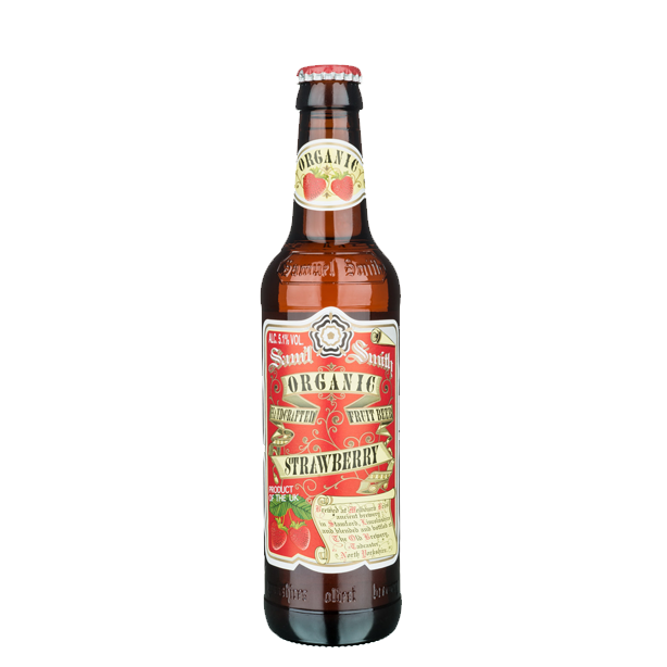 Organic Strawberry Fruit Beer can