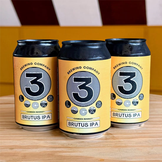 Brutus IPA beer artwork