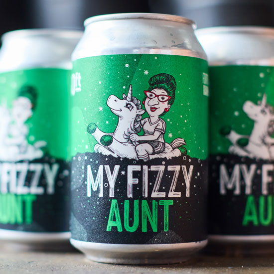 Artwork for My Fizzy Aunt by 40ft Brewery