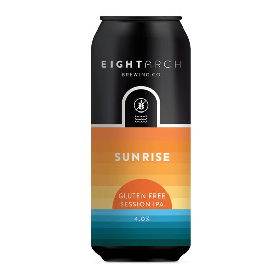 Sunrise beer artwork