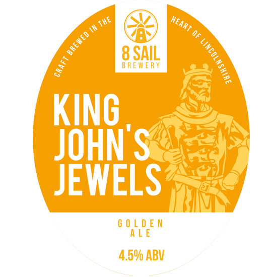 King John's Jewels beer artwork