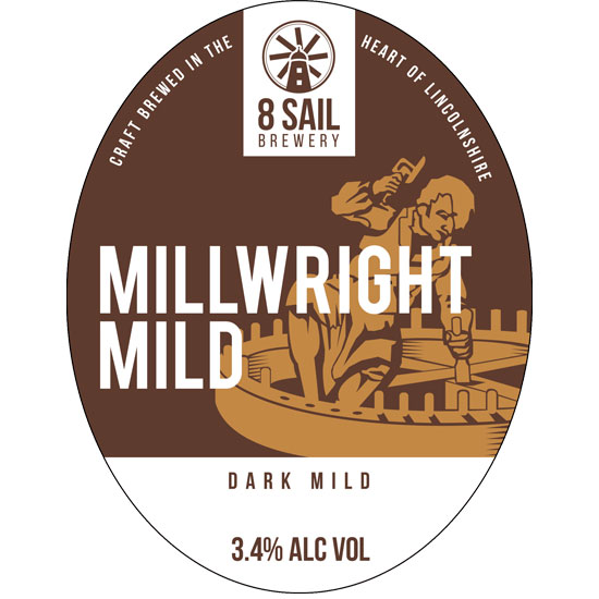 Artwork for Millwright Mild by 8 Sail Brewery
