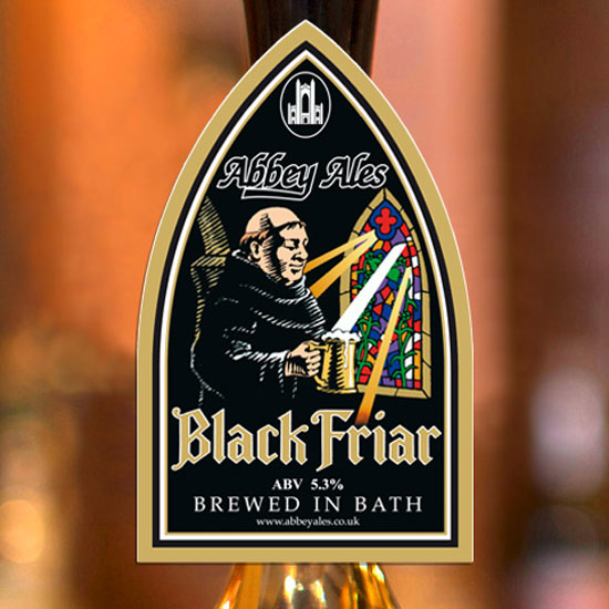 Black Friar beer artwork