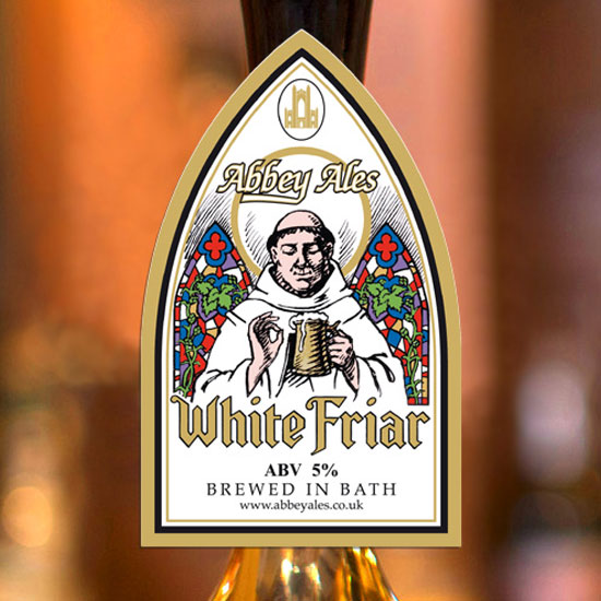 White Friar beer artwork
