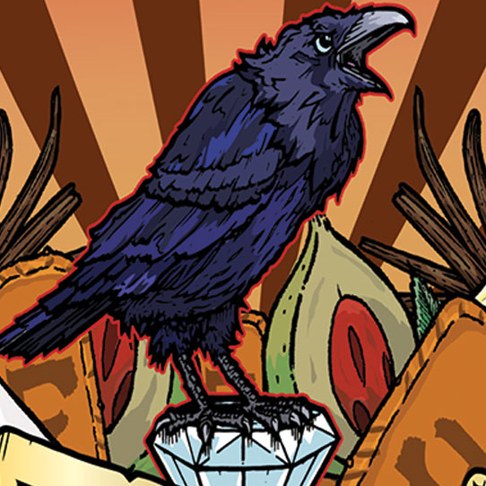 Indulgence Biskoff Stout beer artwork