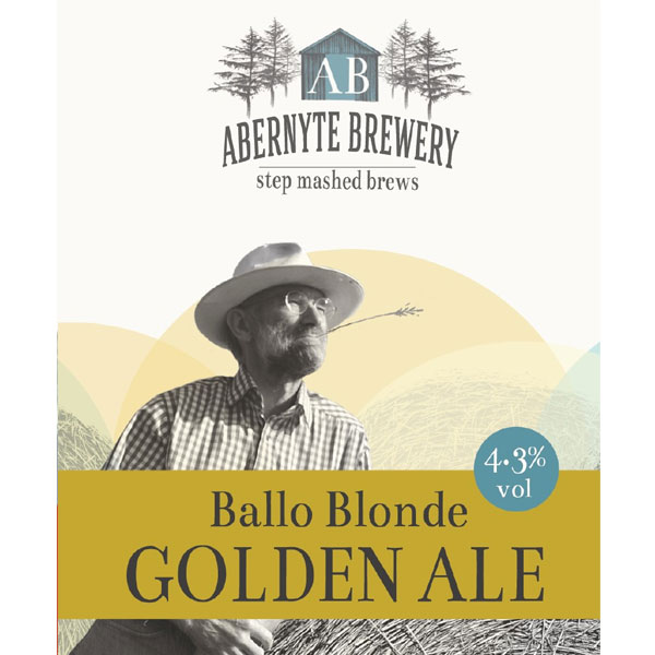 Ballo Blonde beer artwork