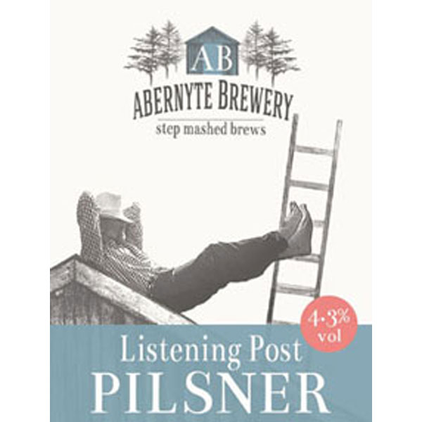 Listening Post Pilsner beer artwork