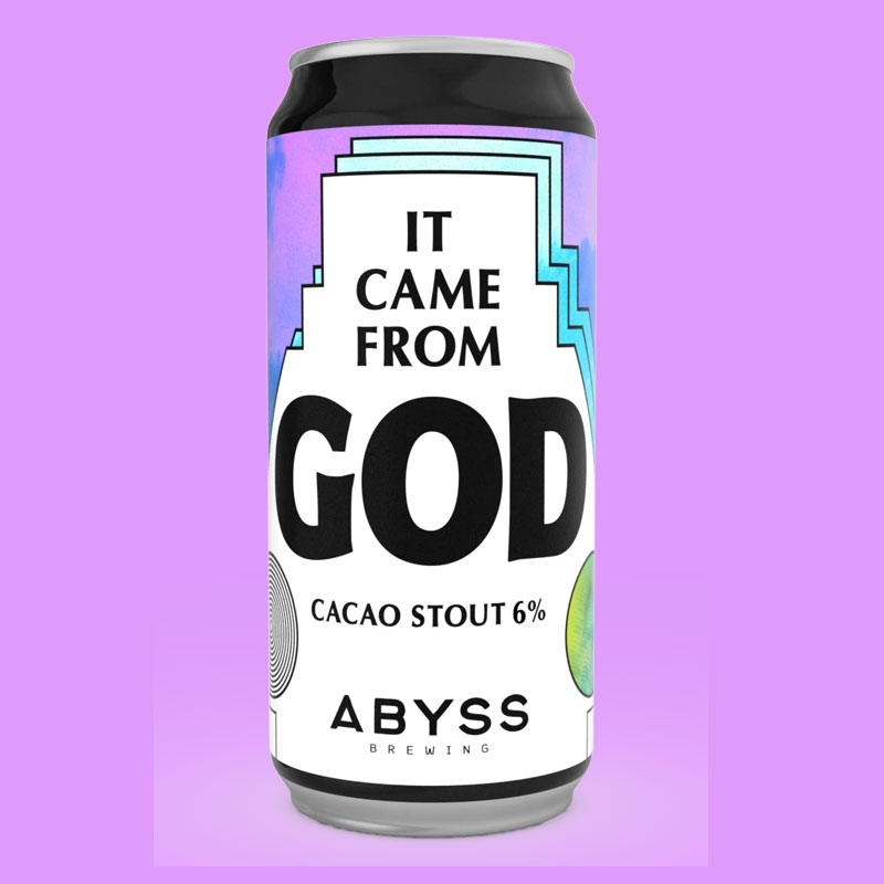 It Came From God beer artwork