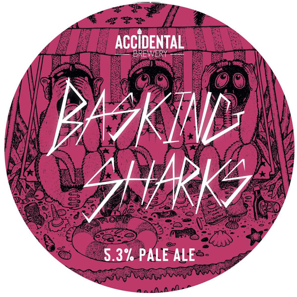 Basking Sharks beer artwork