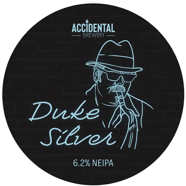Duke Silver beer artwork