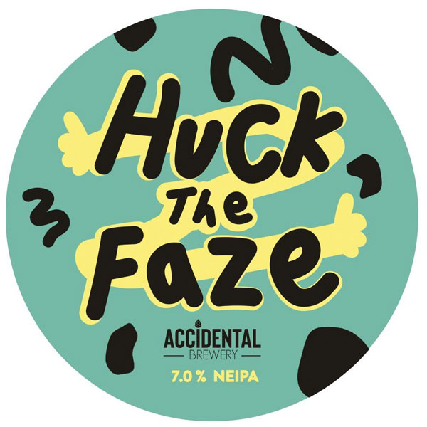 Huck the Faze beer artwork