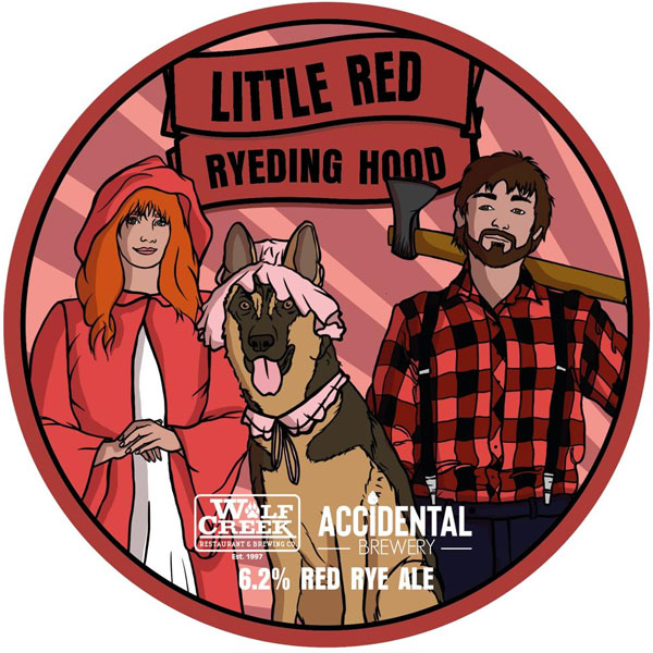 Little Red Ryeding Hood beer artwork