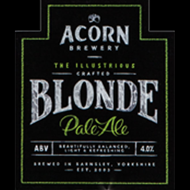 Blonde beer artwork