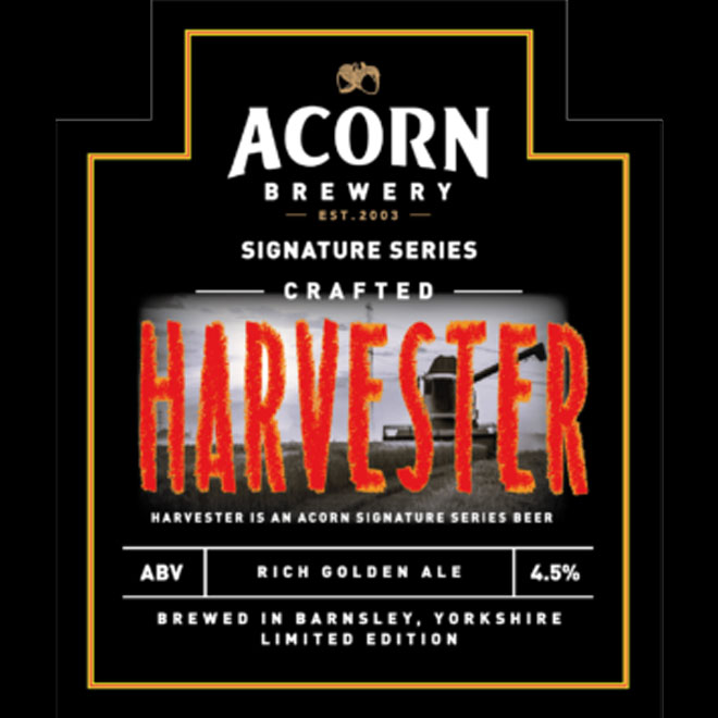 Harvester beer artwork
