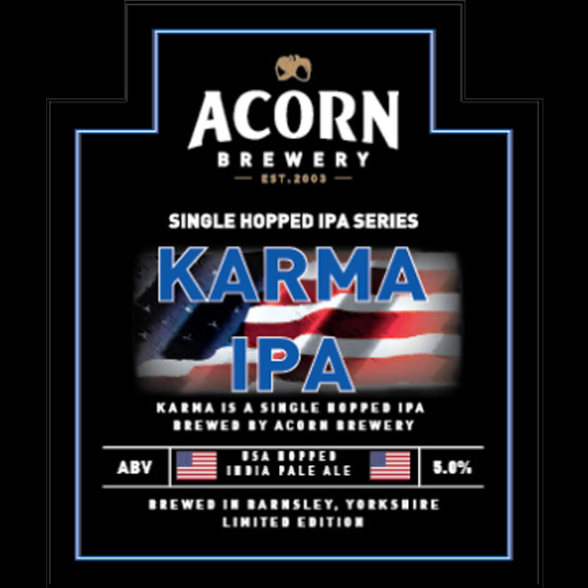 Karma IPA beer artwork