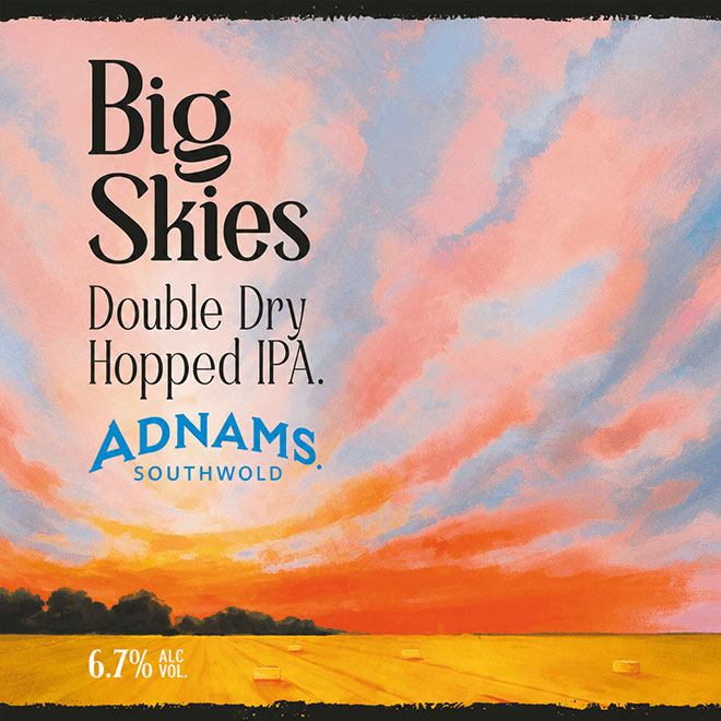 Big Skies beer artwork