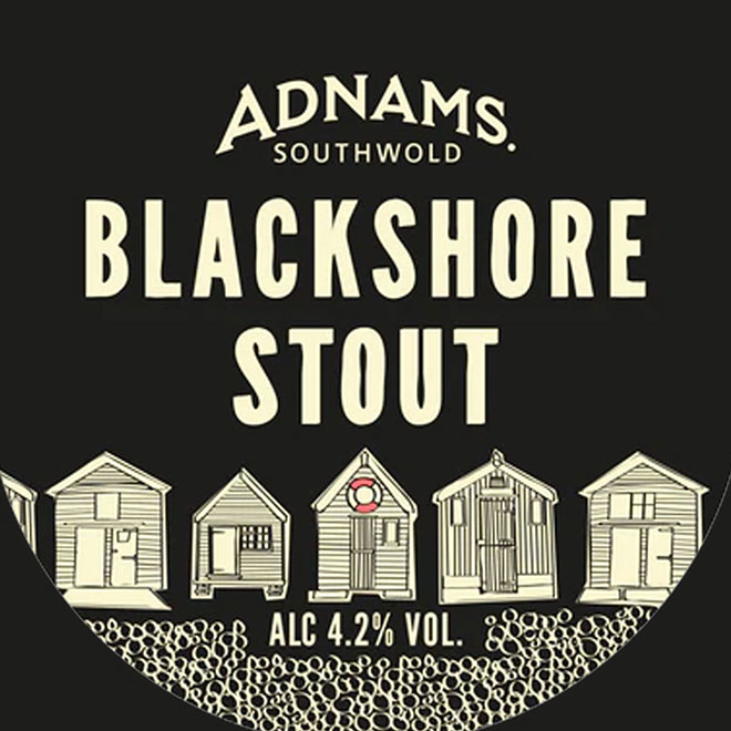 Blackshore Stout beer artwork
