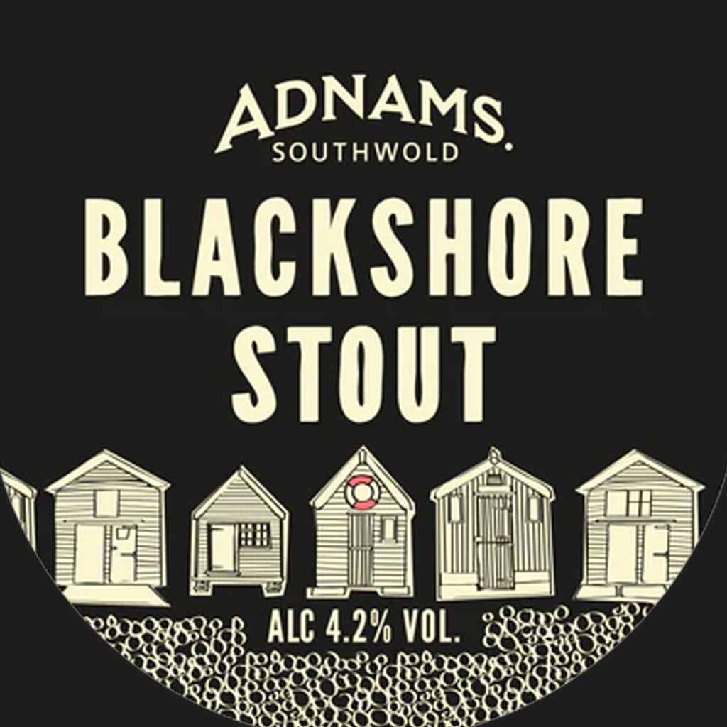 Blackshore Stout beer artwork