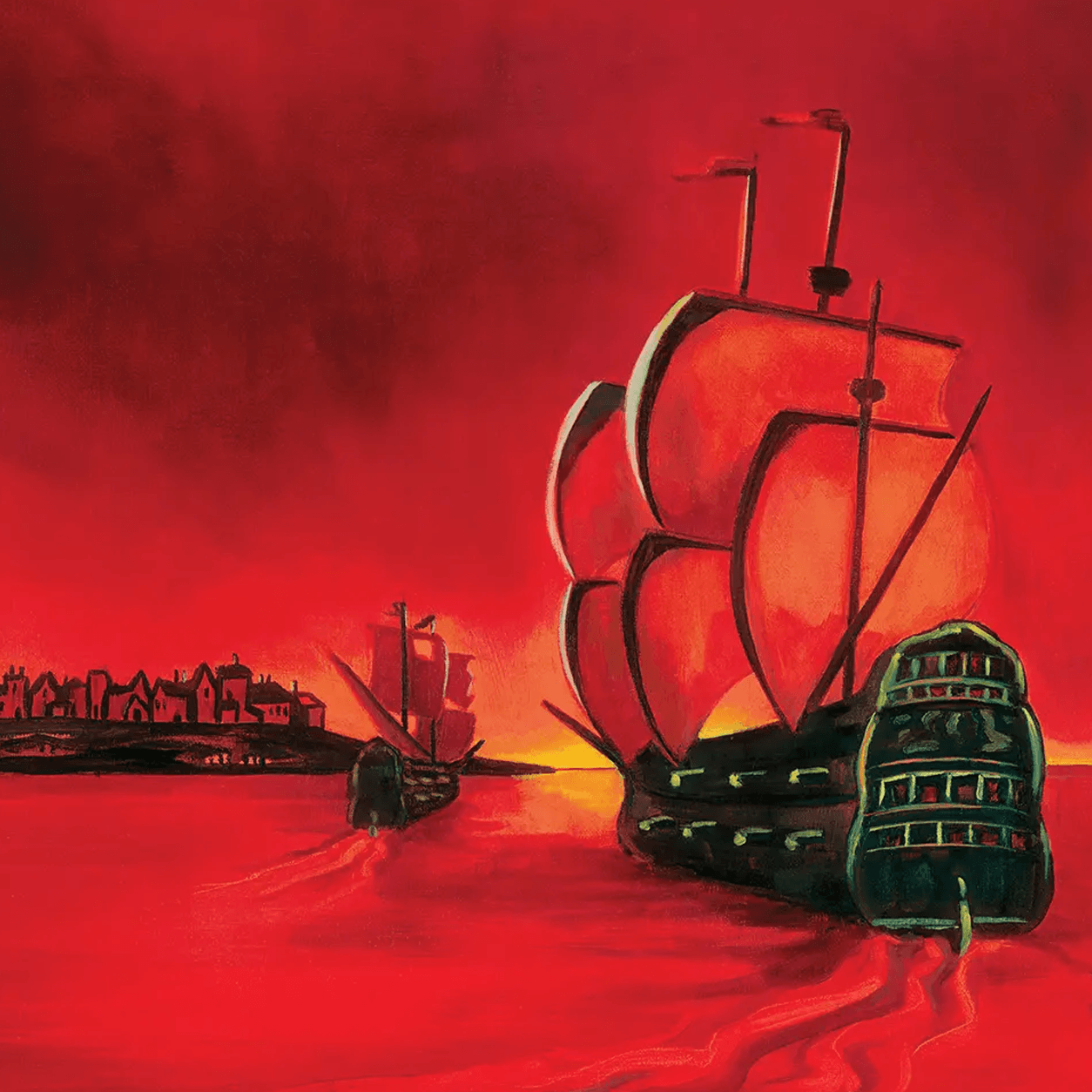 Broadside beer artwork