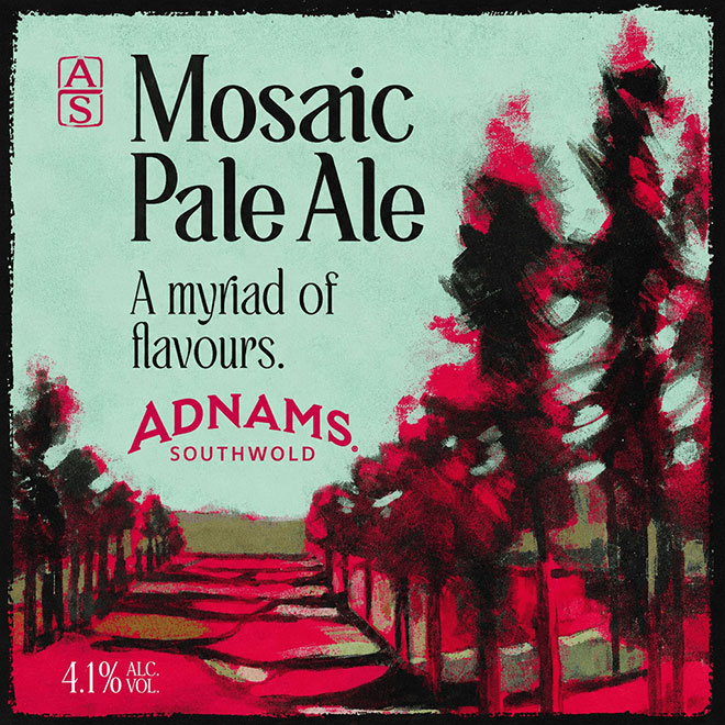 Mosaic Pale Ale beer artwork