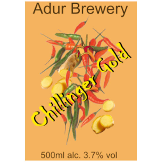 Chillinger Gold beer artwork