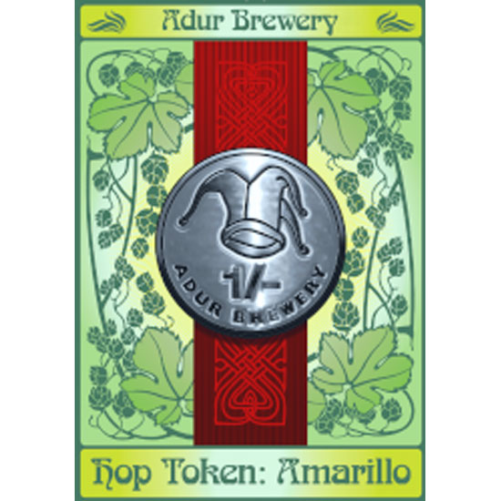 Hop Token: Amarillo beer artwork