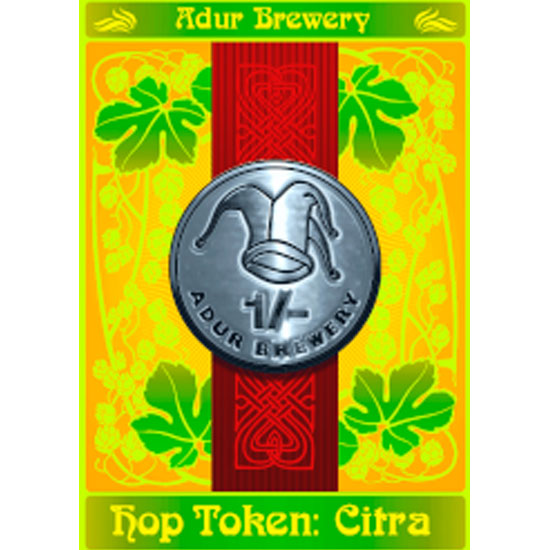Hop Token: Citra beer artwork