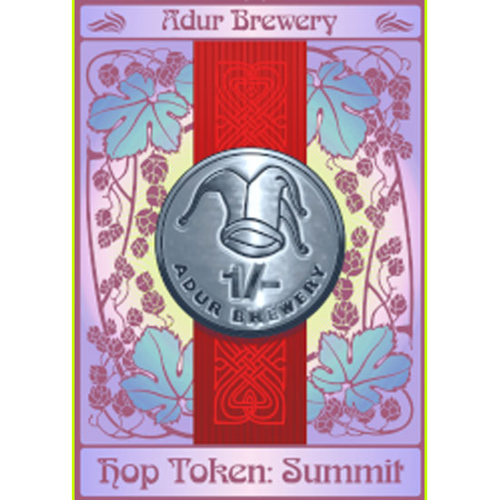 Hop Token: Summit beer artwork