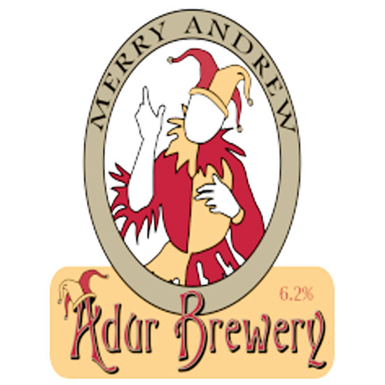 Merry Andrew beer artwork