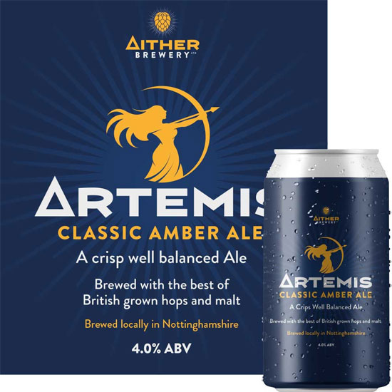 Artemis beer artwork