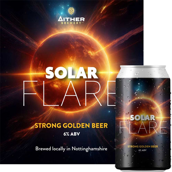 Solar Flare beer artwork