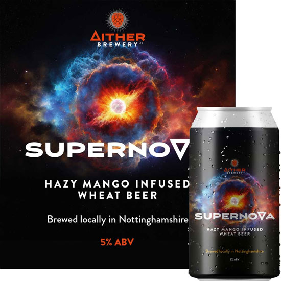 Supernova beer artwork