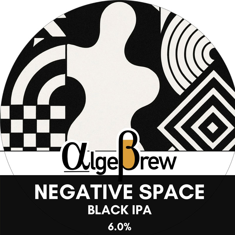 Negative Space beer artwork