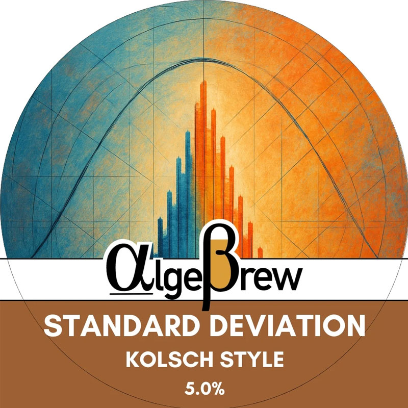 Standard Deviation beer artwork