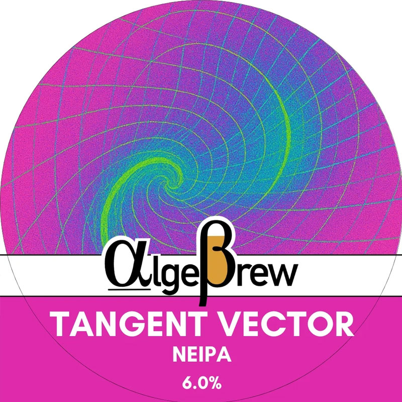 Tangent Vector beer artwork