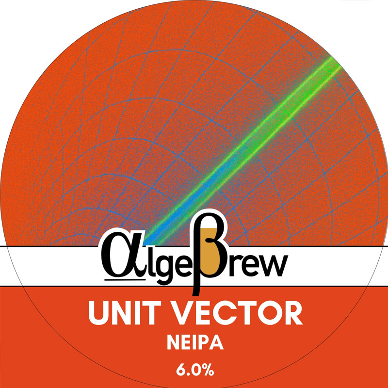 Unit Vector beer artwork