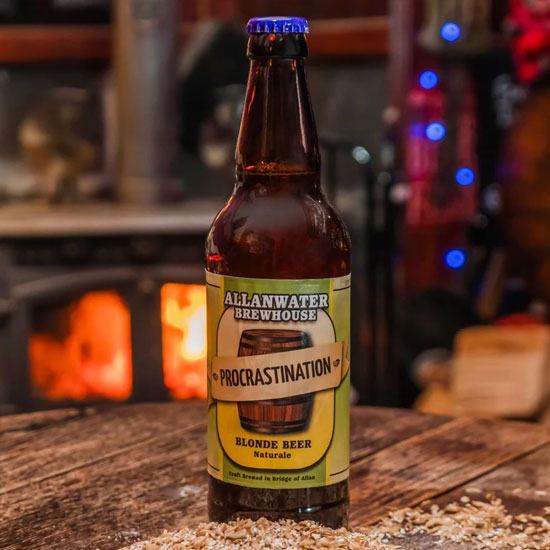Procrastination beer artwork