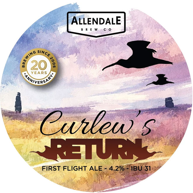 Curlew's Return beer artwork
