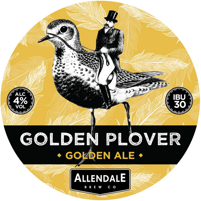 Golden Plover beer artwork