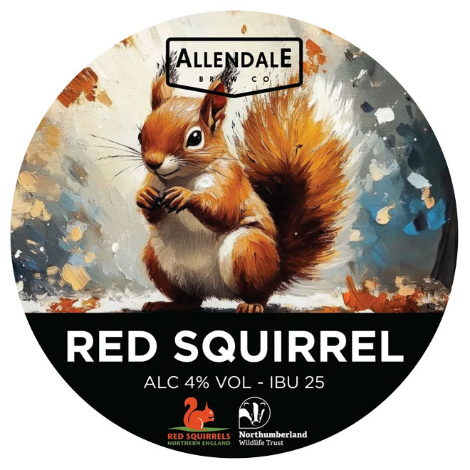 Red Squirrel Ale beer artwork