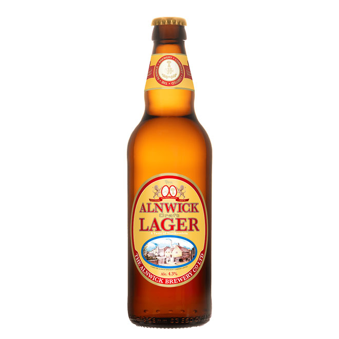 Alnwick Lager beer artwork