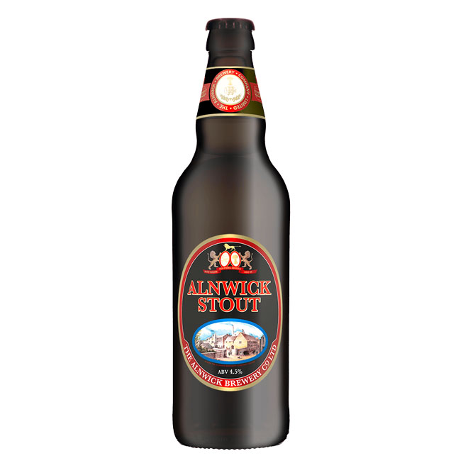 Alnwick Stout beer artwork