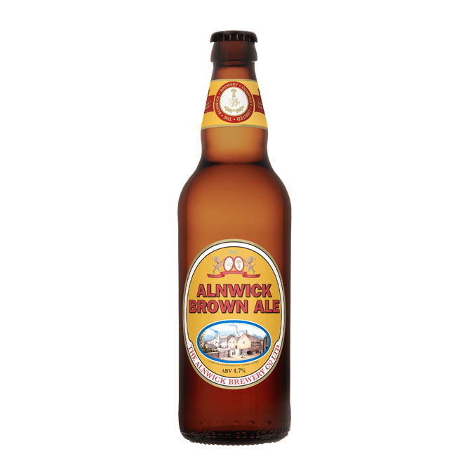 Alnwick Brown Ale beer artwork
