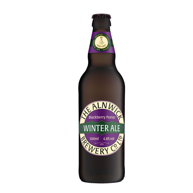 Winter Ale, Blackberry Porter beer artwork