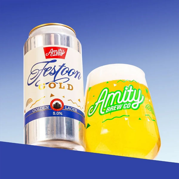 Festoon Gold beer artwork