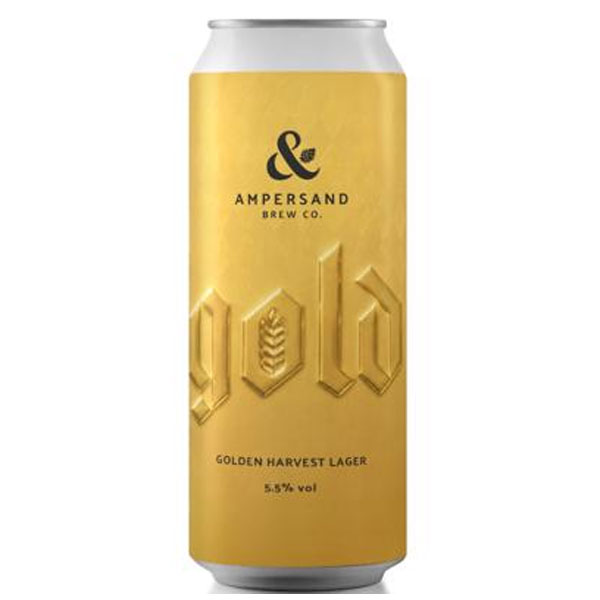 Gold beer artwork