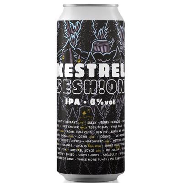 Kestrel Sesh!on beer artwork