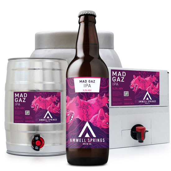 Mad Gaz beer artwork