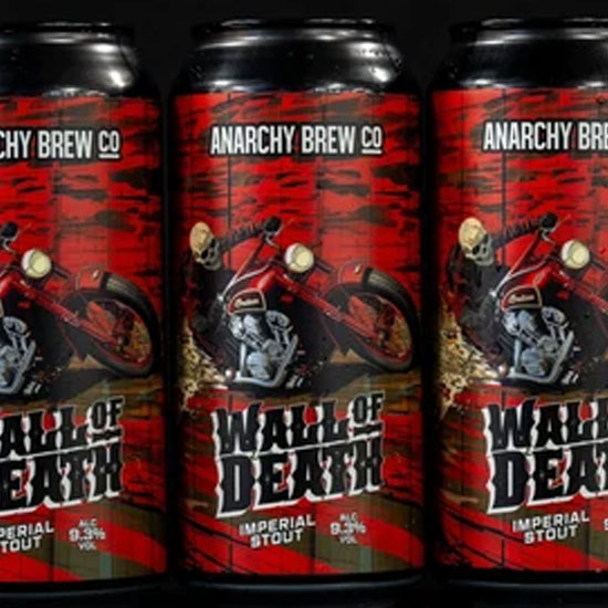 Wall of Death beer artwork