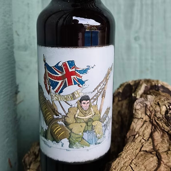 Percy Blackborow Antarctic Ale beer artwork